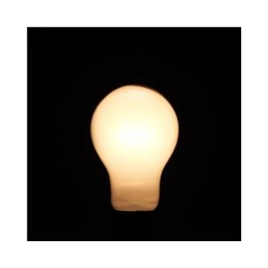 ヤザワ 40W形・E26口金 シリカ白熱電球 ホワイト 40W長寿命タイプ 1個入り LW100V40WWL-イメージ2
