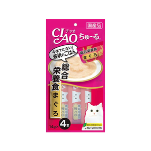いなば CIAO ちゅーる 総合栄養食 まぐろ 14g×4P F032696-SC-147-イメージ1