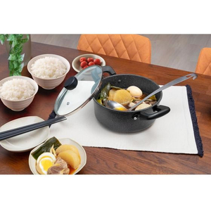 ＬＩＶ ＰＬＵＳ ベストコ 両手鍋 20cm ダークグレー FCE217W-NM-363-イメージ5