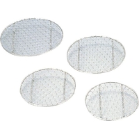 エムテートリマツ MT 18-8手編亀甲足付目皿 9cm FCM8844-034065001