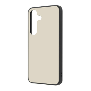 レイアウト Galaxy S25用Like standard maru Pietra 耐衝撃 バンパー マット ハイブリッドケース マットグレージュ RT-GS25K6TB/MGG-イメージ1