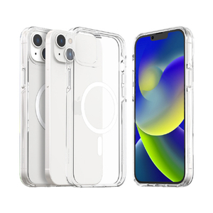 araree iPhone 14 Plus用MagSafe対応クリアケース DUPLE クリア AR24696I14M-イメージ1