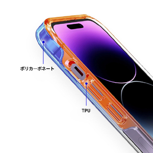 araree iPhone 14 Plus用MagSafe対応クリアケース DUPLE クリア AR24696I14M-イメージ6