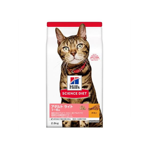 日本ヒルズ・コルゲート サイエンス・ダイエット ライト チキン 肥満傾向の成猫用 2.8kg FC323PJ-604999-イメージ1