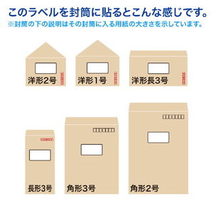 サンワサプライ インクジェットプリンタ用宛名ラベル JP-TA10AN-イメージ5