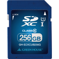 グリーンハウス SDXCカード Class10(256GB) GH-SDXCUB256G