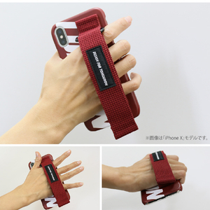 Design Skin iPhone XR用ケース GRAFT STRAP ネイビー/マンハッタン DSK14697I61-イメージ7