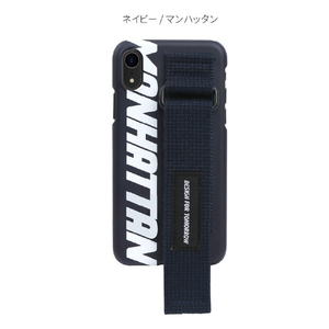 Design Skin iPhone XR用ケース GRAFT STRAP ネイビー/マンハッタン DSK14697I61-イメージ9