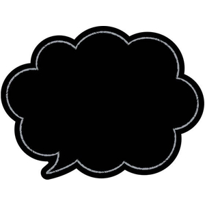 タカ印 手書きPOP用カード 吹出し型 ブラック 10枚 FCN7869-16-1758-イメージ1