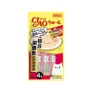 いなば CIAO ちゅーる 総合栄養食 とりささみ 14g×4P F032697-SC-148-イメージ1
