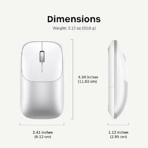 SATECHI Satechi Slim EX Wireless Mouse シルバー PST-MEXS-イメージ19