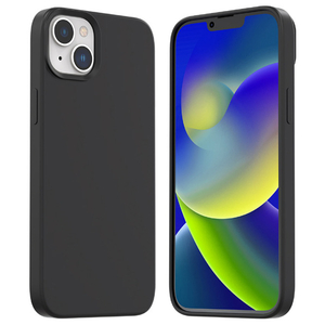 araree iPhone 14 Plus用MagSafe対応シリコンケース TYPOSKIN ブラック AR24697I14MBK-イメージ1