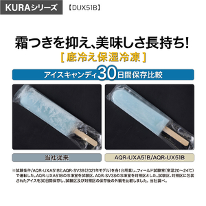 AQUA 【フレンチドア】508L 6ドア冷蔵庫 KURAシリーズ ブロンズゴールド AQR-DUX51B(ZT)-イメージ11