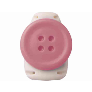 ソニック キッズクリップ ボタン 服に穴が開かない名札留め ピンク F130997-SK-1570-P-イメージ1