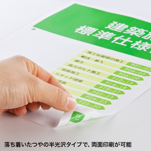 サンワサプライ カラーレーザー用耐水紙・標準(A3) LBP-WPF12MDPN-A3-イメージ4