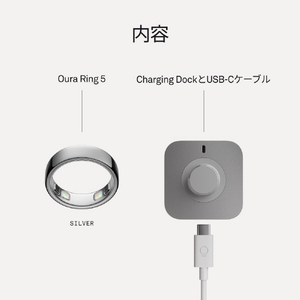 OURA Oura Ring 5(オーラリング 5) size9 シルバー JZ906140309-イメージ8