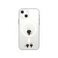 abbi FRIENDS iPhone 13 mini用Magsafe対応クリアケース ネコマンジュウ 渡り ABF21698I13MN