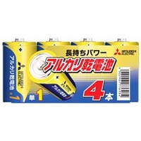 三菱 単1形アルカリ乾電池 4本パック オリジナル LR20EM4S