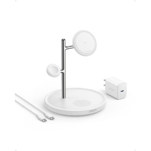 Anker Anker MagGo Wireless Charging Station (3-in-1 Stand) ホワイト B25M3N21-イメージ1