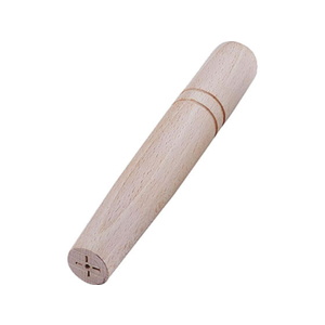 丸新銅器 銅玉子焼用 木柄 中(釘付) FC71137-イメージ1