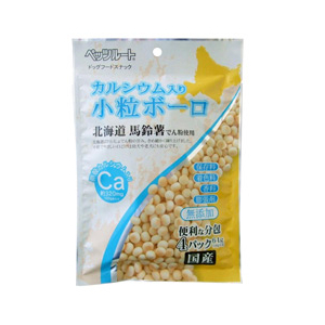 ペッツルート カルシウム入り小粒ボーロ 64g(16g×4パック) ｶﾙｼｳﾑｲﾘｺﾂﾌﾞﾎﾞ-ﾛ64G-イメージ1