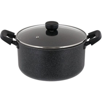 ＬＩＶ ＰＬＵＳ ベストコ 深型 両手鍋 24cm ダークグレー FCE219W-NM-365