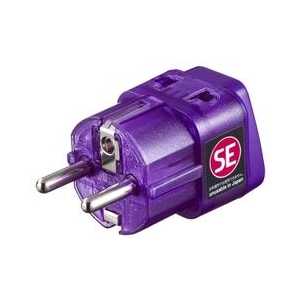 サンワサプライ 海外電源変換アダプタ　エレプラグW-SE（ドイツ・フランス） TR-AD13-イメージ1