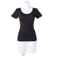 サンファミリー ウォーキングパワーシャツ L-LL ブラック ｳｫ-ｷﾝｸﾞﾊﾟﾜ-ｼｬﾂLL