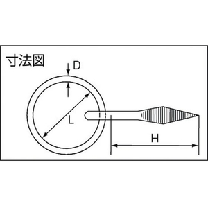 トラスコ中山 打ち込み丸カン ステンレス製 6mm (1個=1袋) 640430.496 FC121FD-3009254-イメージ2