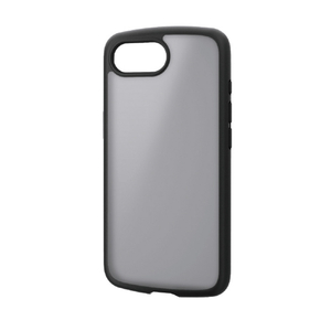 エレコム iPhone17e/16e用 TOUGH SLIM LITE ケース フレームカラー マットブラック メタルステッカー付 マットブラック PM-A25STSLFCBKM-イメージ2