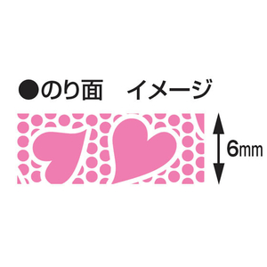 コクヨ テープのり [ドットライナープチモア] (ハート柄) F383223-ﾀ-D927-06-1-イメージ10
