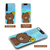 LINE FRIENDS iPhone XS/X用ケース LIGHT UP CASE ブラウン アンド サリー KCL-LBS001-イメージ4
