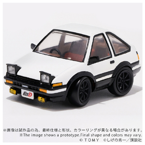 タカラトミー QV-05 頭文字D Toyota AE86 TRUENO Q VILLAGE QV-05ｲﾆｼﾔﾙDAE86ﾄﾚﾉ-イメージ2