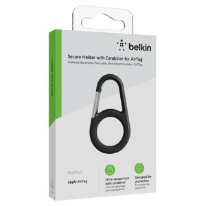 BELKIN AirTag用カラビナ保護ケース ブラック MSC008BTBK-イメージ4