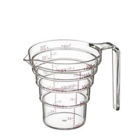 山崎実業 電子レンジ対応 段々計量カップ 200ml クリア ｹｲﾘﾖｳｶﾂﾌﾟ200MLﾚﾝｼﾞ02699