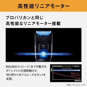パナソニック ラムダッシュ バリカン チタンシルバー ER-SC6A-S-イメージ5