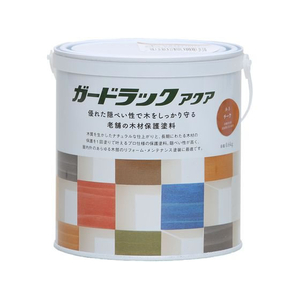 和信ペイント ガードラックアクア チーク 0.6kg FCE809Z-#800362-イメージ1