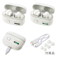 オーム電機 HP-WH500N 完全ワイヤレス集音器 AudioComm |エディオン