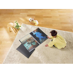 ライオン事務器 ポスター用クリアーブック B2 20ポケット 黒 CR-20B2 FC253SR-CR-20B2-イメージ5