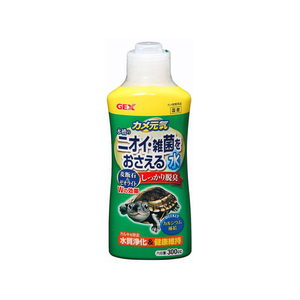 ジェックス カメ元気 水槽の臭い・雑菌をおさえる水 300cc FC19564-イメージ1