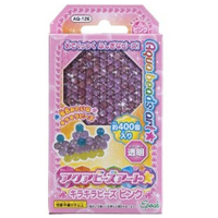 エポック社 AQ-126 アクアビーズアート☆キラキラビーズ ピンク AQ126ｷﾗｷﾗﾋﾞ-ｽﾞﾋﾟﾝｸ