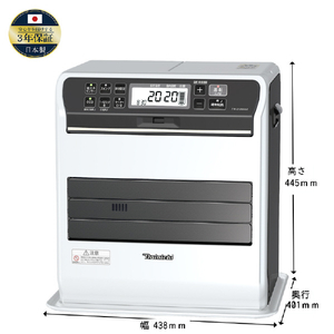 ダイニチ 3．7kW 9．0Lタンク 石油ファンヒーター ダイニチブルーヒーター プレミアムマットホワイト FW-3726SGX-W-イメージ18