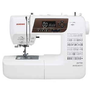 ジヤノメ コンピュータミシン 自動糸切り機能搭載 フットコントローラー付き JN7700-イメージ1