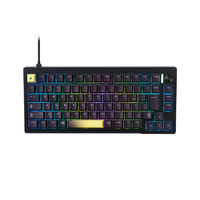 プリンストン プリンストン UPトリガー対応 CNCフルアルミ 75%ゲーミングキーボード ブラック UP-MKGA75MTL-RT-J/B