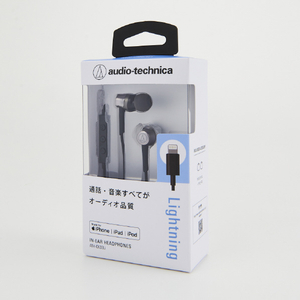 オーディオテクニカ Lightning用イヤホン ブラック ATH-CKD3LI BK-イメージ4