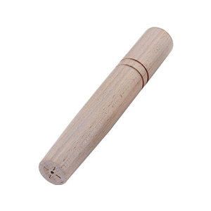丸新銅器 銅玉子焼用 木柄 特大(釘付) FC71139-イメージ1