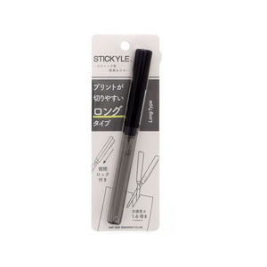 サンスター スティッキールはさみ ロング ブラック×クリアブラック FC912RH-S3791920-イメージ1