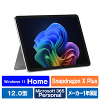 マイクロソフト Surface Pro 12インチ(Snapdragon X Plus/16GB/512GB) プラチナ EP2-27667