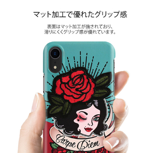 Design Skin iPhone XR用ケース GRAFT WAPPEN カルペ・ディエム/ローズ DSK14700I61-イメージ4