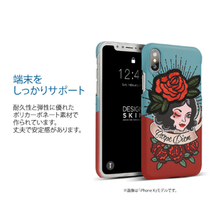 Design Skin iPhone XR用ケース GRAFT WAPPEN カルペ・ディエム/ローズ DSK14700I61-イメージ5